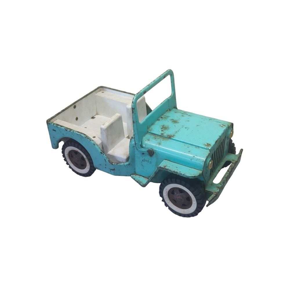 vintage‎ turquoise jeep tonka